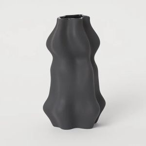 H&M Small Ceramic Vase Black